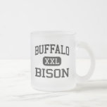 Buffalo - bison - lycée - Buffalo Wyoming Tasse À Café