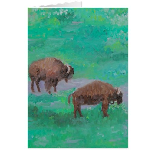 Buffalo de Golden Gate Park Cartes De Vœux
