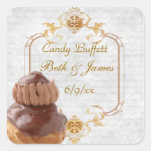 buffett de sucrerie autocollant