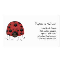 Buggin vous · Coccinelle Cartes De Visite Professionnelles