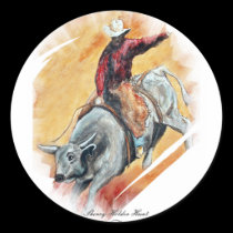 BULL ET CAVALIER autocollants