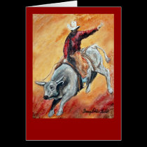 BULL ET CAVALIER - customisés cartes