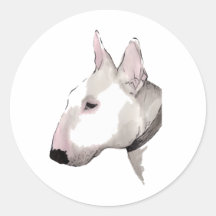 Bull-terrier anglais autocollants