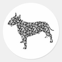 Bull-terrier Autocollants