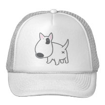 Bull-terrier - bully_illu_bruno_3c casquettes de camionneur