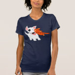 Bull-terrier de bande dessinée et T-shirt mignons  t-shirts