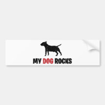 Bull-terrier miniature adhésifs pour voiture