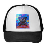 Bulldog Dia de los Muertos Painting Casquette De Camionneur