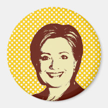 BULLE D'ENTRETIEN DE HILLARY CLINTON AIMANT POUR RÉFRIGÉRATEUR