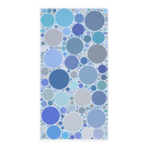Bulles : Bleu Cartes De Vœux Avec Photo