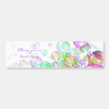 Bulles de savon autocollants pour voiture