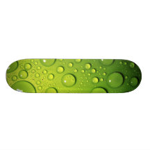 Bulles vertes skateboards personnalisés