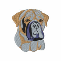 Bullmastiff polos brodés