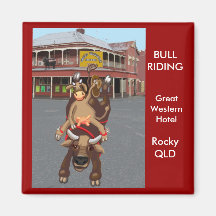 Bullriding Magnets Pour Réfrigérateur
