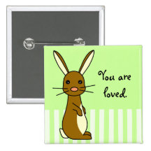 Bunbun - lapin mignon badges avec agrafe
