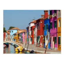 Burano coloré cartes postales