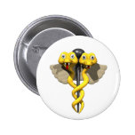 Bureau drôle médical pin's