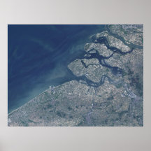 Burge, Belgique - vue de SAT Posters