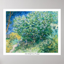 Bush lilas Vincent van Gogh Posters