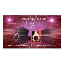 business_DJ Cartes De Visite Professionnelles