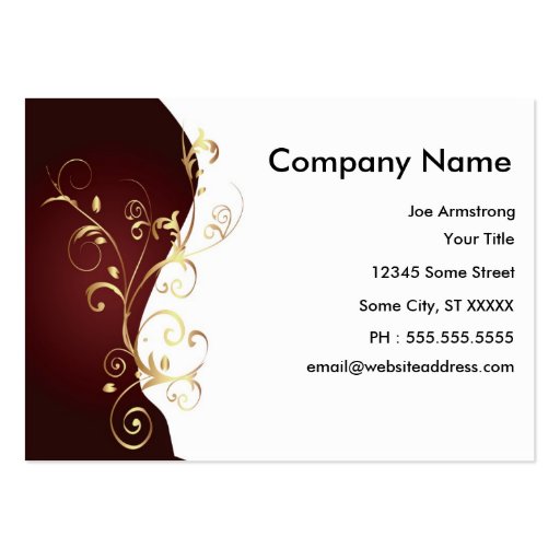 Businesscard élégant carte de visite