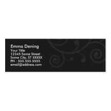 Businesscard élégant modèle de carte de visite