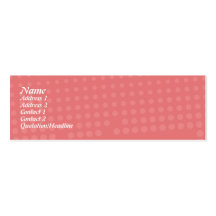 Businesscard rose maigre élégant carte de visite
