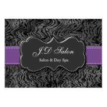 businesscards à la mode de salon modèle de carte de visite
