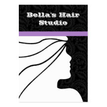Businesscards de salon carte de visite
