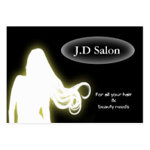 Businesscards de salon de coiffure carte de visite