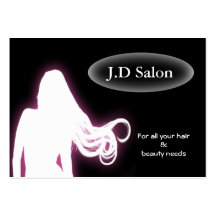 Businesscards de salon de coiffure modèle de carte de visite