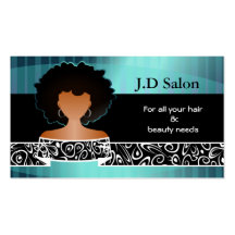 Businesscards de salon de coiffure modèles de cartes de visite