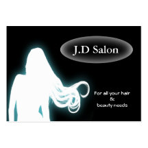 Businesscards de salon de coiffure cartes de visite personnelles