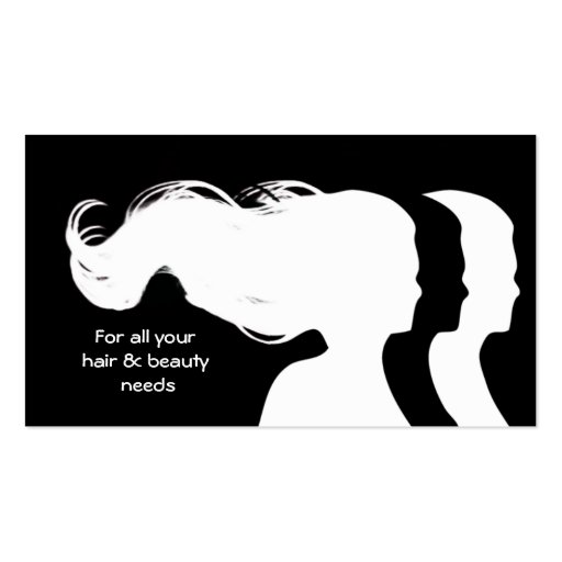 Businesscards de salon de coiffure modèles de cartes de visite