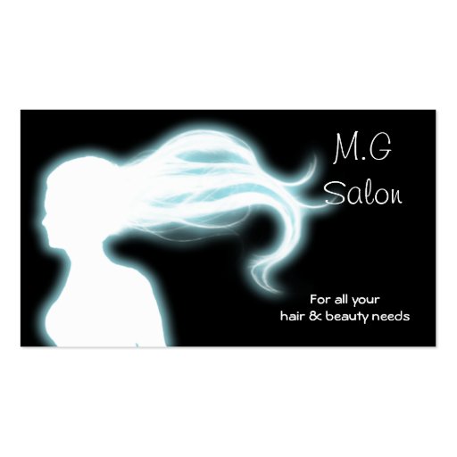 Businesscards de salon de coiffure modèles de cartes de visite
