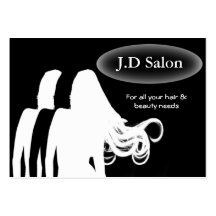 Businesscards de salon de coiffure cartes de visite personnelles