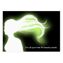 Businesscards de salon de coiffure cartes de visite professionnelles