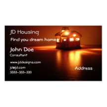 Businesscards d'immobiliers modèles de cartes de visite