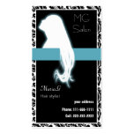 Businesscards et rendez-vous de salon d'Aqua Cartes De Visite Personnelles