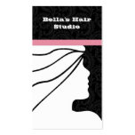 Businesscards roses de salon carte de visite