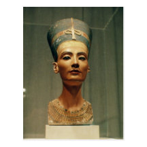 Buste de la Reine Nefertiti, vue de face Cartes Postales