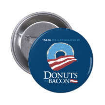 Butées toriques et lard : Goût nous pouvons croire Badges Avec Agrafe