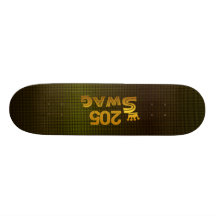 Butin d'indicatif régional 205 plateaux de skateboards
