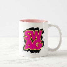 BUTIN - rose et jaune Tasse À Café