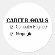 Buts de carrière de Ninja - ingénieur informaticie Adhésif