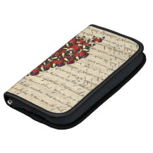 Butterfies vintages romantiques agenda folio