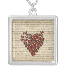 Butterfies vintages romantiques pendentifs