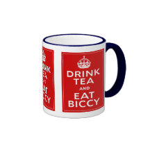 Buvez du thé et mangez l'amusement des Anglais de  Mug