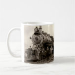 C. 1905 train de chemin de fer tasse à café