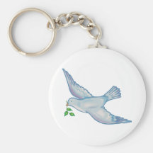 C - Colombe de paix Porte-clefs